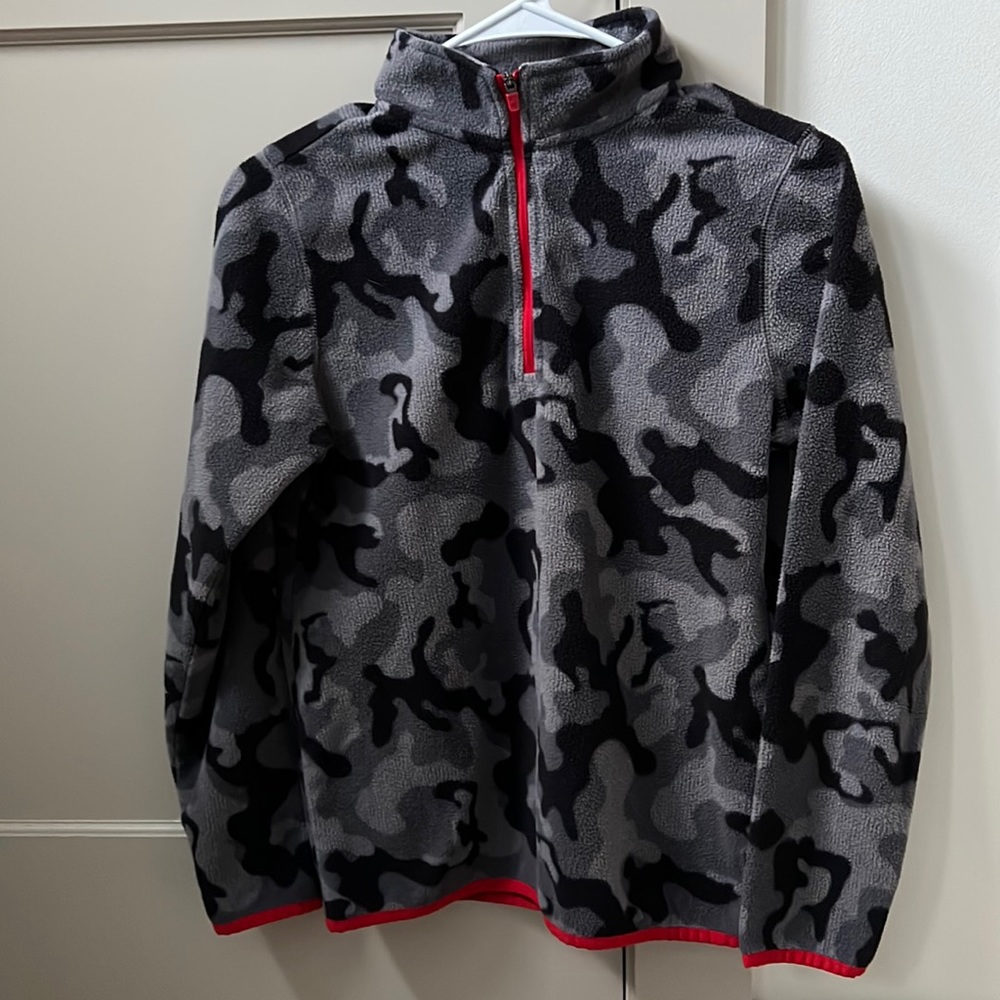 Pullover Camo Fleece- YL